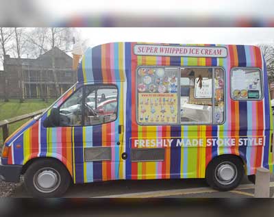 Rainbow Ice Cream Van