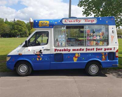 Curly Top Ice Cream Van