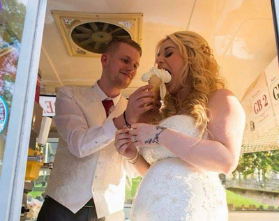 Wedding ice cream